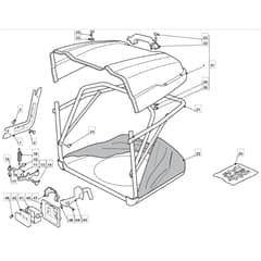 TM 35 H - 2009 - 2T2642433/BM9 - Mountfield Ride On Mower Grasscatcher Diagram