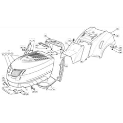 TM 35 H - 2009 - 2T2644433/09 - Mountfield Ride On Mower Body Diagram