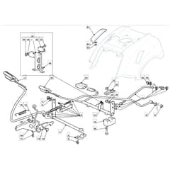 TM 35 H - 2009 - 2T2644433/09 - Mountfield Ride On Mower Controls Diagram