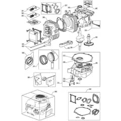 TM 35 H - 2009 - 2T2644433/09 - Mountfield Ride On Mower Engine - ST. TRE0701 Diagram