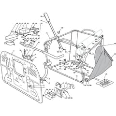 TN 220HE - 2010-2012 - 2T6682673/SBR - Castel Garden Ride On Mower Grasscatcher Diagram