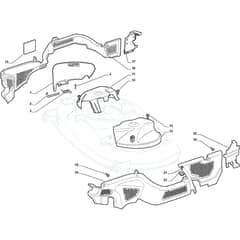 TORNADO 2098 H AP - 2017-2018 - 2T0630401/AP17 - Stiga Ride On Mower Belt Protection Diagram