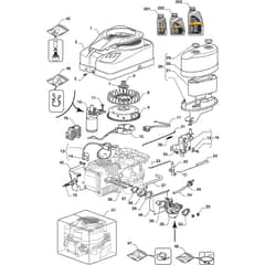 TORNADO 2098 H AP - 2017-2018 - 2T0630401/AP17 - Stiga Ride On Mower Carburettor Diagram