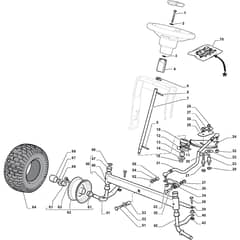 TORNADO 3108 H - 2015-2018 - 2T1230281/15 - Stiga Ride On Mower Steering Diagram