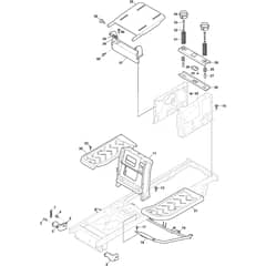Tornado 398e - 2022-2025 - 2T0660481/ST2 - Stiga Ride On Mower Frame Diagram