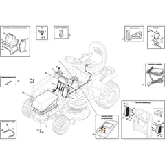 Tornado 398e - 2023 - 2T0660481/ST2S - Stiga Ride On Mower Electric Parts Diagram