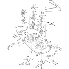TORNADO 4108 H - 2017-2020 - 2T1810481/17 - Stiga Ride On Mower Cutting Plate Diagram