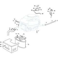 TORNADO 4108 H - 2017-2020 - 2T1810481/17 - Stiga Ride On Mower Engine Diagram