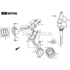 TORNADO 5108 W Special - 2022-2025 - 2T1200381/ST2 - Stiga Ride On Mower Piston Diagram