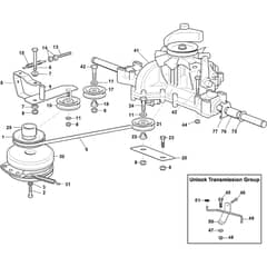 TORNADO 7108 HWSY - 2020-2022 - 2T1845381/ST1 - Stiga Ride On Mower Transmission Diagram