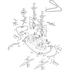 TORNADO 7108 W - 2023-2024 - 2T1835481/ST1P - Stiga Ride On Mower Cutting Plate Diagram