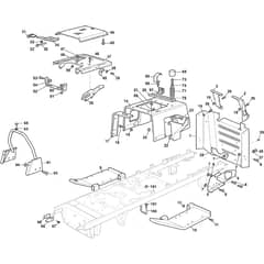 TORNADO 7108 W - 2022-2023 - 2T1845481/ST2 - Stiga Ride On Mower Frame Diagram