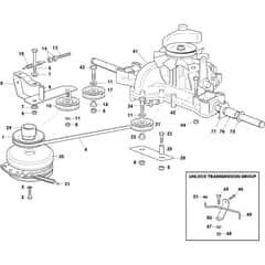 TORNADO 7108 W - 2025 - 2T1850481/ST1 - Stiga Ride On Mower Transmission Diagram