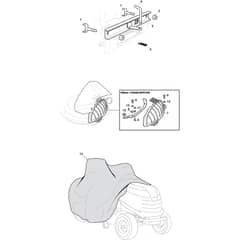 Tornado 7108e - 2022 - 2T1270481/ST2 - Stiga Ride On Mower Options Diagram