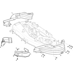 TORNADO 9121 W - 2023-2024 - 2T1945481/ST2P - Stiga Ride On Mower Guards Diagram
