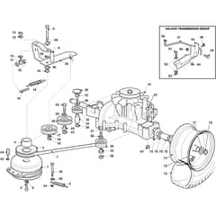 TORNADO PRO 9121 XWSY - 2020-2021 - 2T3040381/ST1 - Stiga Ride On Mower Transmission Diagram