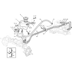TORNADO PRO 9121 XWSY - 2020-2021 - 2T3040381/ST1 - Stiga Ride On Mower Transmission Group Diagram