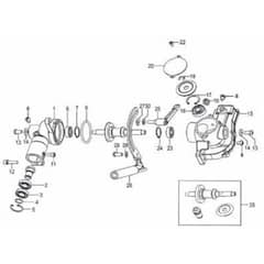 Tanaka TPH-2510 - H22 TPH25109540 - W044600 - Gear Case