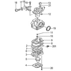 Tanaka TPH-2501SS - H42 TPH2501SS9539 - Carburettor