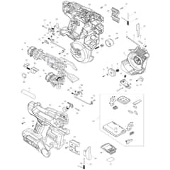 Makita TR001G - Cordless Rebar Tying Tool - Power Tool 01 Diagram