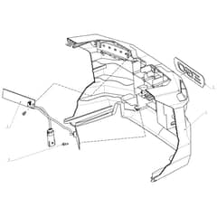 EGO TR3800E-B - Riding Mower (Feb 2024) Front Cover Assembly Diagram