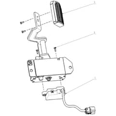 EGO TR4200E - Riding Mower (Feb 2024) Accelerator Diagram