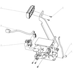 EGO TR4200E - Riding Mower (Feb 2024) Brake Assembly Diagram