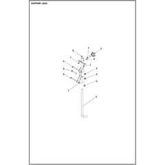 Husqvarna TR 348 - 970652801 - Support Legs