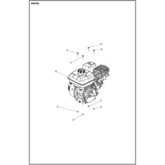 Husqvarna TR 348 - 970652801 - Engine