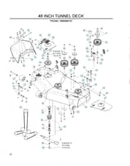 Husqvarna Trd48 I - Mower Deck & Cutting Deck