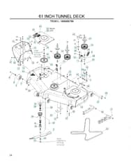 Husqvarna Trd61 L - Mower Deck & Cutting Deck