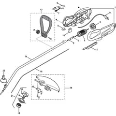 TRIM 800 - 2005 - 291810006/HAN - Castel Garden Trimmer Grass Trimmer Diagram