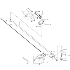 McCulloch TRIM MAC ST PLUS - 2010-03 - Shaft & Handle (3) Parts Diagram
