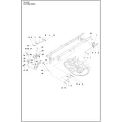 Husqvarna TS215 T - 970728001 - Mower Deck / Cutting Deck 02