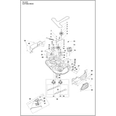 Husqvarna TS215 T - 970728001 - Mower Deck / Cutting Deck 01