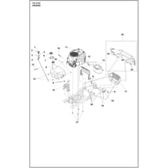 Husqvarna TS215 T - 970728001 - Engine