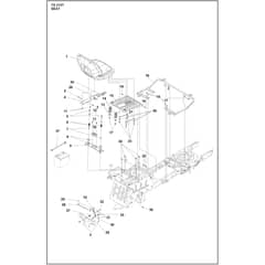 Husqvarna TS215 T - 970728001 - Seat