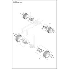 Husqvarna TS215 T - 970728001 - Wheels And Tires