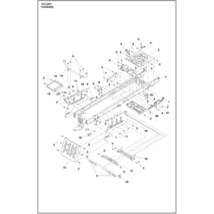 Husqvarna TS220 T - 970728301 - Chassis / Frame