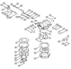 Genuine Stihl TS350 AVE / G - Carburetor HL-327