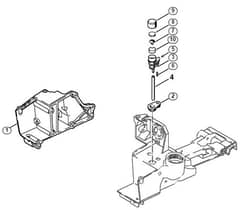 Genuine Stihl TS400 / F - Tank housing  1 44 576 634 (53.1999)