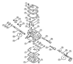 Genuine Stihl TS400 - Carburettor WJ-108
