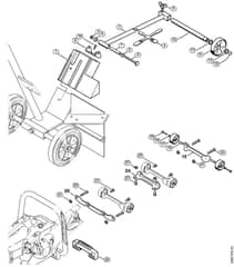 Genuine Stihl TS400 - Guide wheel kit, Wheel kit