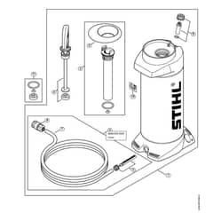 TS410 N-Pressurized Water Tank Assembly