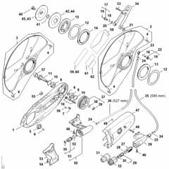 Genuine Stihl TS420 / L - Connector, Guard TS 420