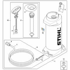 Genuine Stihl TS420 / O - Pressurized water tank