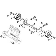 Genuine Stihl TS420 / N - Wheel kit