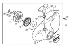 Genuine Stihl TS440 / D - Rewind starter