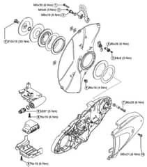 Genuine Stihl TS440 / V - Tightening torques