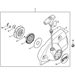Genuine Stihl TS500i / D - Rewind starter